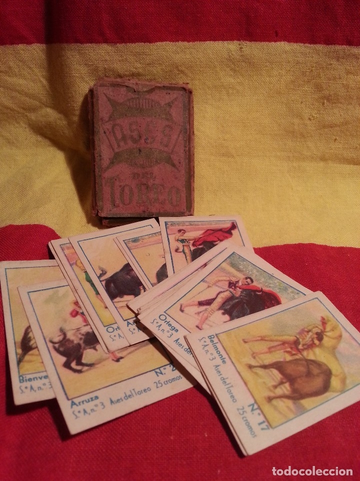 Coleccionismo cromos antiguos: ASES DEL TOREO - 25 CROMOS . - Foto 3