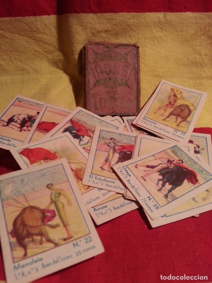 Coleccionismo cromos antiguos: ASES DEL TOREO - 25 CROMOS . - Foto 4