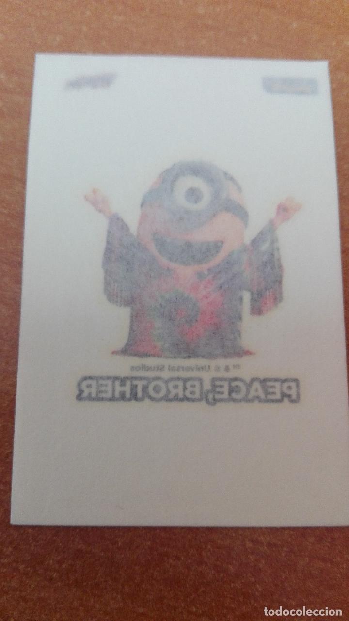 Coleccionismo cromos antiguos: CROMO PEGATINA PHOSKITOS (LOS MINIONS ) TATTOO NUEVO SIN ENVOLTORIO