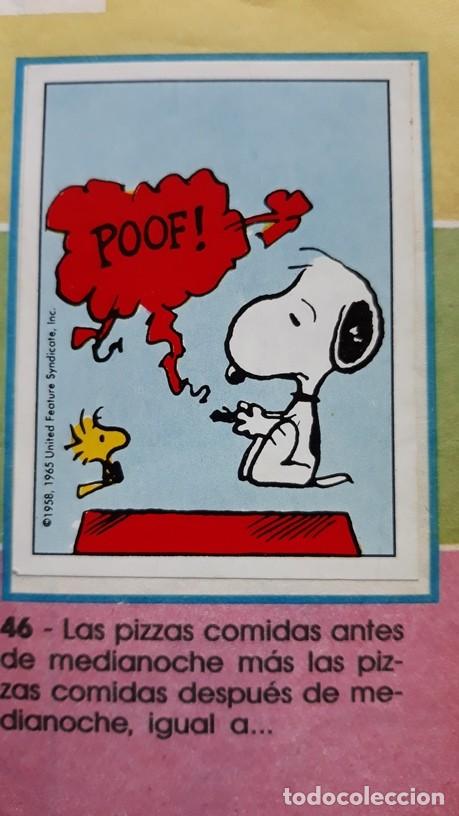 Coleccionismo cromos antiguos: I LOVE SNOOPY PANINI N 46 - Foto 1