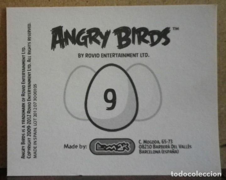 Coleccionismo cromos antiguos: Angry Birds. E-Max 2012. Cromo sin pegar N&ordm; 9 - Foto 2