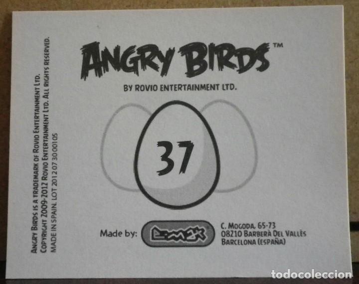 Coleccionismo cromos antiguos: Angry Birds. E-Max 2012. Cromo sin pegar N&ordm; 37 - Foto 2