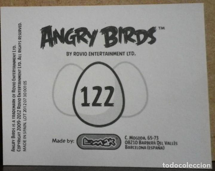 Coleccionismo cromos antiguos: Angry Birds. E-Max 2012. Cromo sin pegar N&ordm; 122 - Foto 2