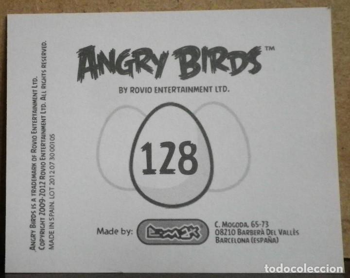 Coleccionismo cromos antiguos: Angry Birds. E-Max 2012. Cromo sin pegar N&ordm; 128 - Foto 2
