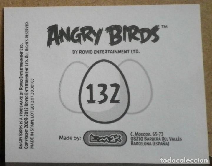 Coleccionismo cromos antiguos: Angry Birds. E-Max 2012. Cromo sin pegar N&ordm; 132 - Foto 2