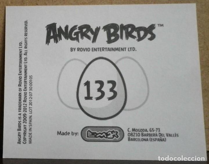 Coleccionismo cromos antiguos: Angry Birds. E-Max 2012. Cromo sin pegar N&ordm; 133 - Foto 2