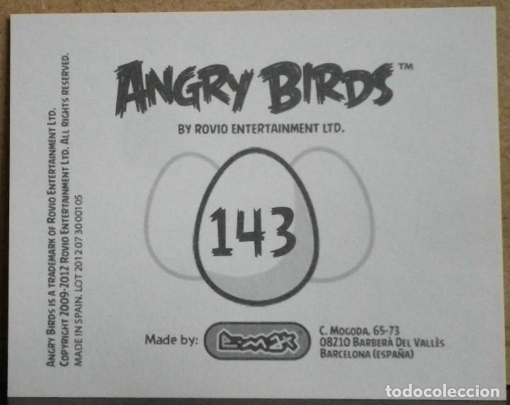 Coleccionismo cromos antiguos: Angry Birds. E-Max 2012. Cromo sin pegar N&ordm; 143 - Foto 2