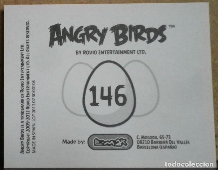 Coleccionismo cromos antiguos: Angry Birds. E-Max 2012. Cromo sin pegar N&ordm; 146 - Foto 2