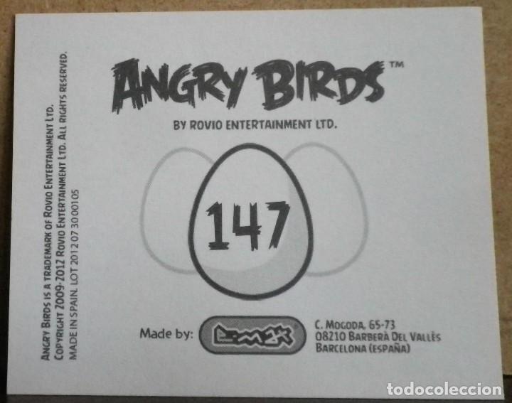 Coleccionismo cromos antiguos: Angry Birds. E-Max 2012. Cromo sin pegar N&ordm; 147 - Foto 2