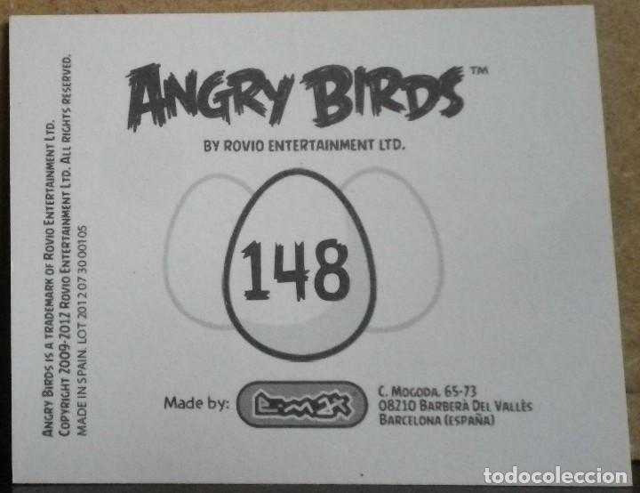Coleccionismo cromos antiguos: Angry Birds. E-Max 2012. Cromo sin pegar N&ordm; 148 - Foto 2