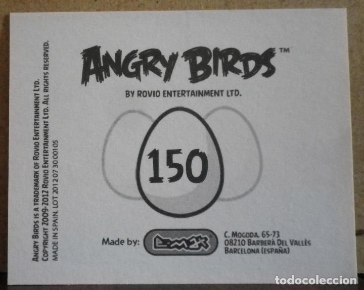 Coleccionismo cromos antiguos: Angry Birds. E-Max 2012. Cromo sin pegar N&ordm; 150 - Foto 2