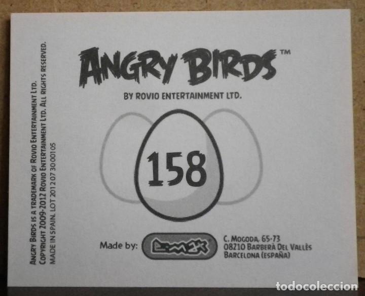 Coleccionismo cromos antiguos: Angry Birds. E-Max 2012. Cromo sin pegar N&ordm; 158 - Foto 2