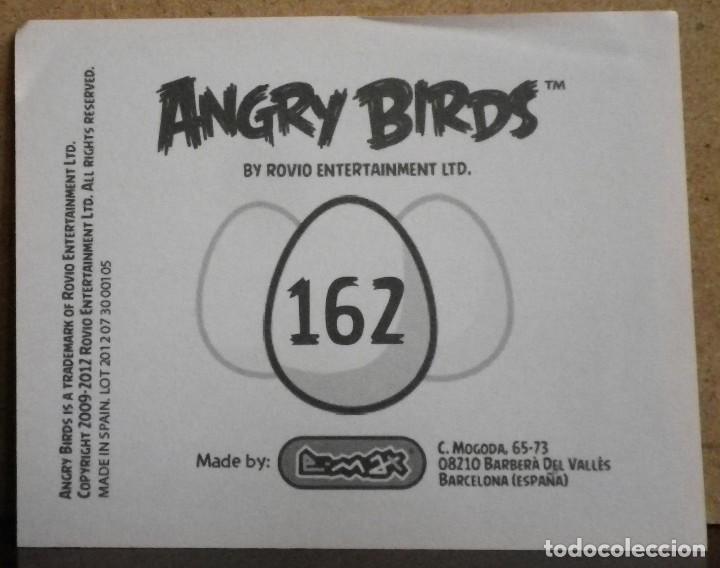 Coleccionismo cromos antiguos: Angry Birds. E-Max 2012. Cromo sin pegar N&ordm; 162 - Foto 2
