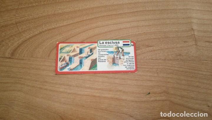 Coleccionismo cromos antiguos: CROMO BIMBO &laquo;INVENTOS&raquo; LA ESCLUSA - Foto 1