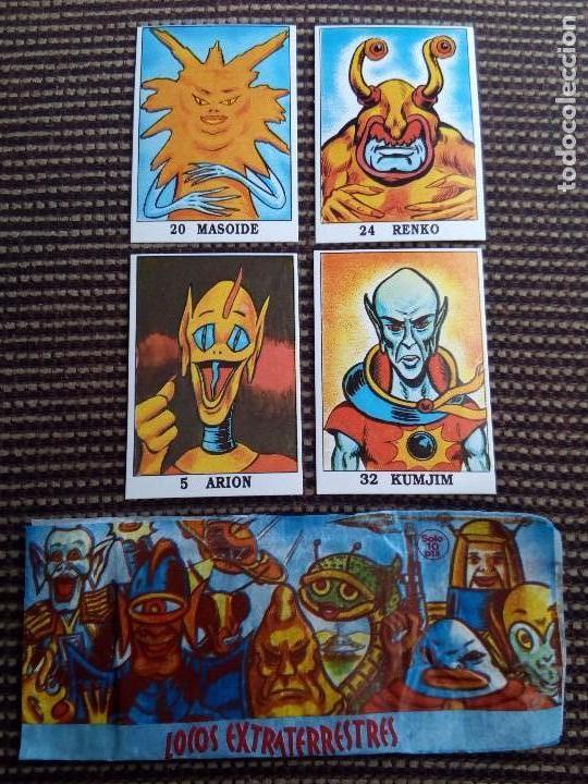 Colecionismo Cromos antigos: Locos extraterrestres Sobre vac&iacute;o + 4.cromos de la colecci&oacute;n - escaso