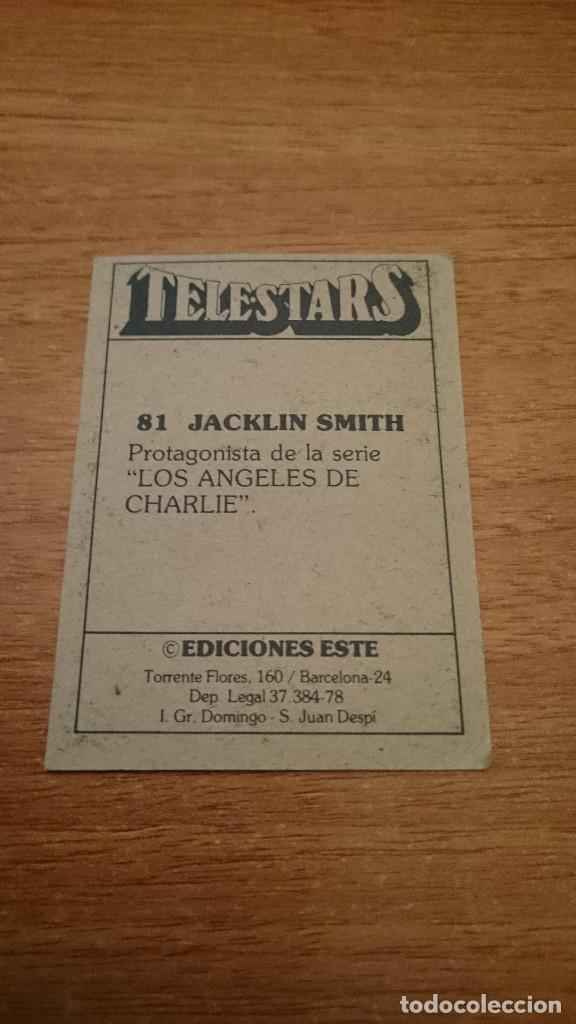 Coleccionismo cromos antiguos: CROMO TELESTARS N&ordm; 81- JACKLIN SMITH - Foto 2