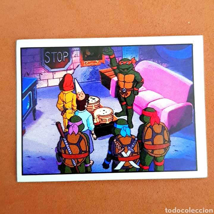 Coleccionismo cromos antiguos: CROMO PANINI 1990 - TURTLES &bull; N&deg;123 - Foto 1