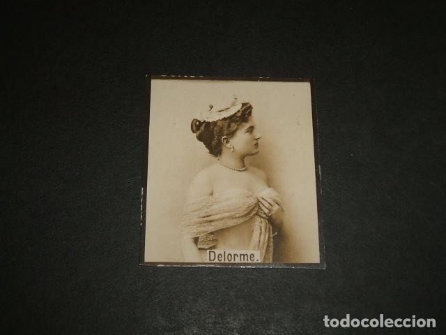 Coleccionismo cromos antiguos: DELORME ACTRIZ CROMO SIGLO XIX - Foto 1