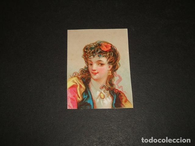 Coleccionismo cromos antiguos: DAMA ELEGANTE CROMO SIGLO XIX - Foto 1