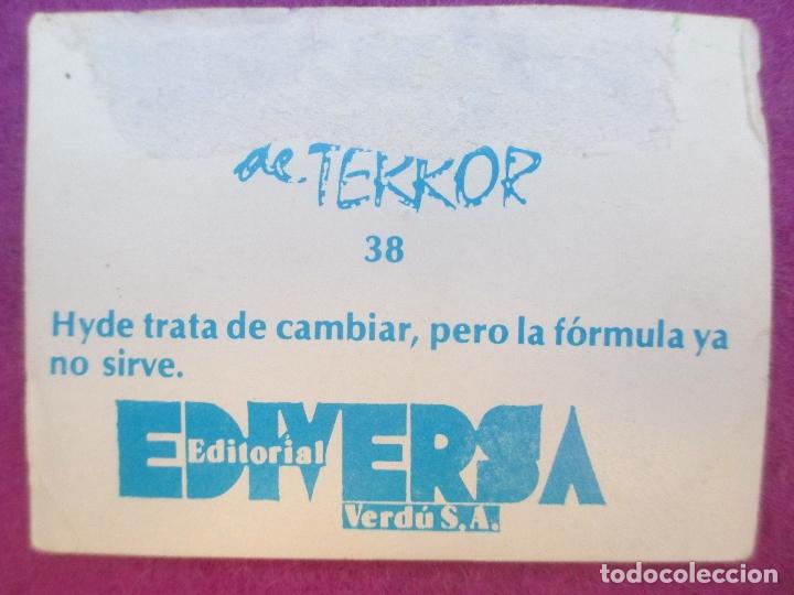 Coleccionismo cromos antiguos: CROMO DE TERROR, EDIVERSA, N&ordm;38 - Foto 2