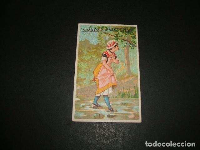 Coleccionismo cromos antiguos: CAMPESINA CROMO SIGLO XIX - Foto 1