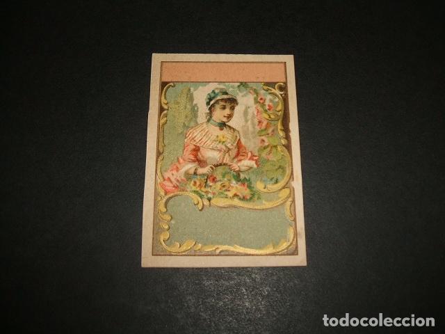 Coleccionismo cromos antiguos: MUJER ELEGANTE CROMO SIGLO XIX - Foto 1