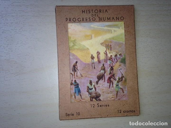 Coleccionismo cromos antiguos: Historia del progreso humano Cromos Culturales - Foto 1