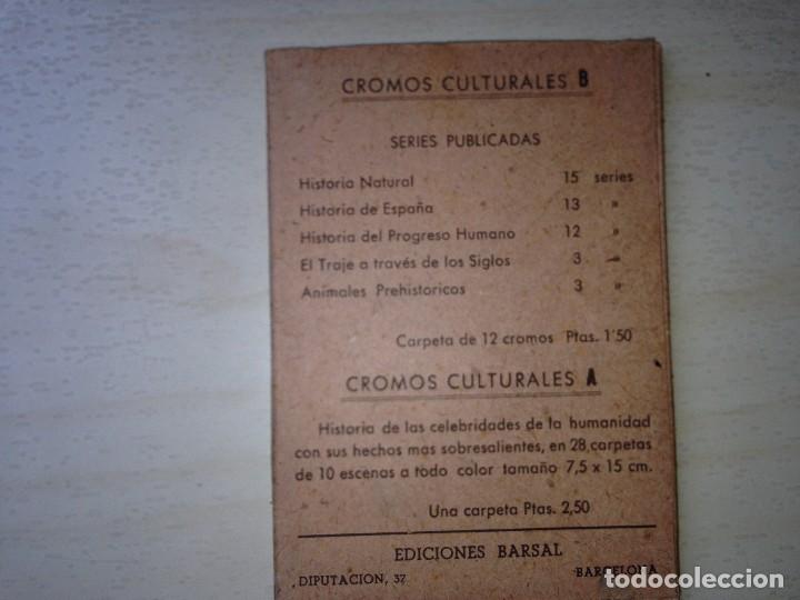 Coleccionismo cromos antiguos: Historia del progreso humano Cromos Culturales - Foto 2
