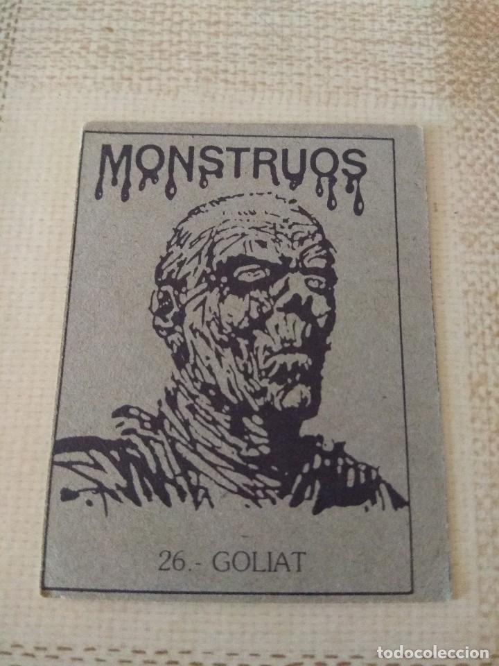 Coleccionismo cromos antiguos: Cromos Monstruos - Goliat n&deg;26 - Foto 2