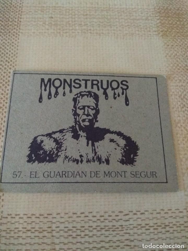 Coleccionismo cromos antiguos: Cromos Monstruos - n&deg;57 - Foto 2