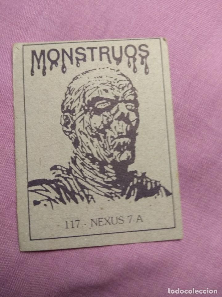 Coleccionismo cromos antiguos: Cromos Monstruos - n&deg;117 - Foto 2