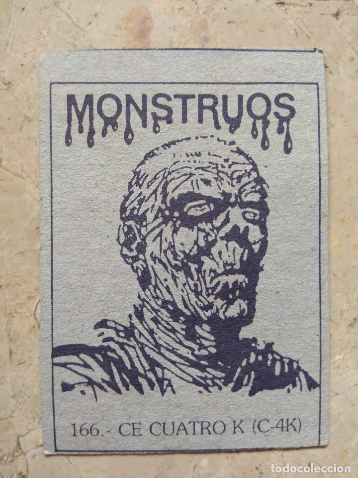 Coleccionismo cromos antiguos: Cromos Monstruos - n&deg;166 - Foto 2