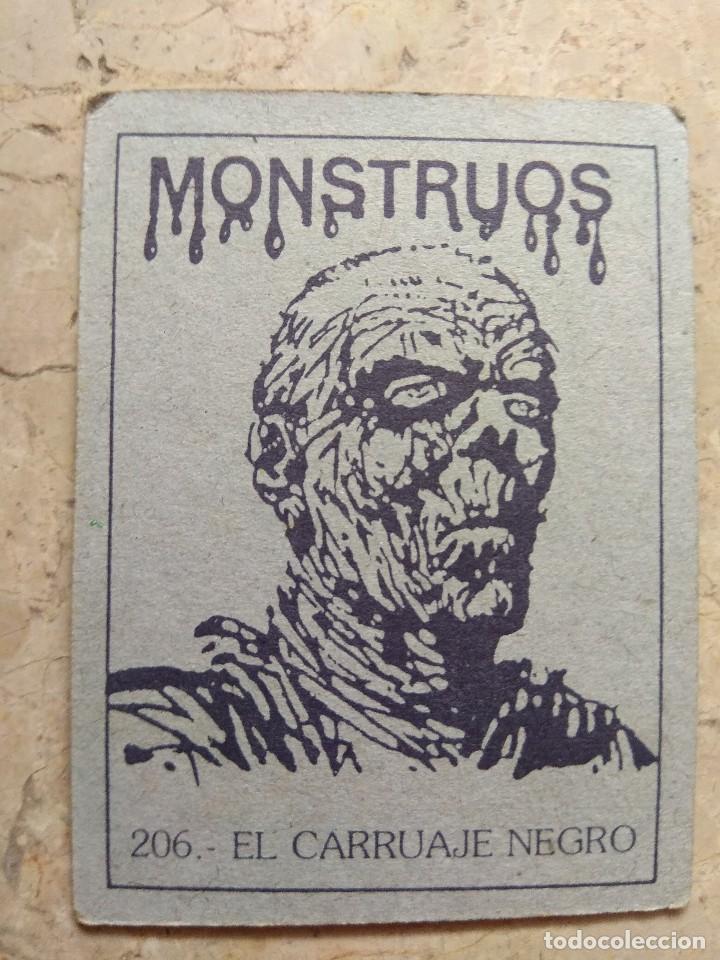Coleccionismo cromos antiguos: Cromos Monstruos - n&deg;206 - Foto 2