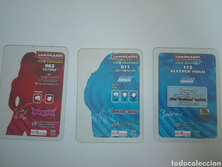 Coleccionismo cromos antiguos: lamincards wwe 2006 - Foto 2