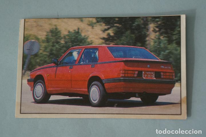 Coleccionismo cromos antiguos: CROMO DE COCHES ALFA ROMEO SIN PEGAR N&ordm; 4 A&Ntilde;O 1990 DEL &Aacute;LBUM SUPER AUTO DE EDICIONES MILANO