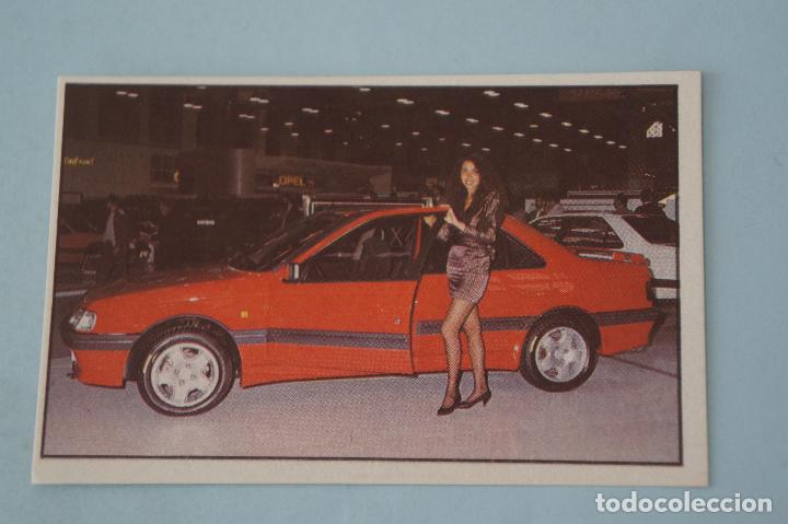Coleccionismo Cromos antiguos: CROMO DE COCHES PEUGEOT SIN PEGAR N&ordm; 108 A&Ntilde;O 1990 DEL &Aacute;LBUM SUPER AUTO DE EDICIONES MILANO
