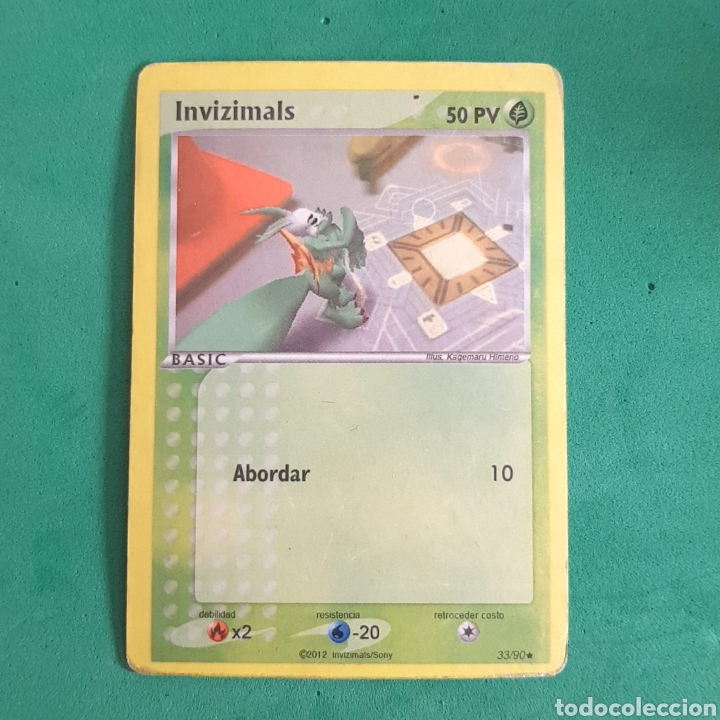 Coleccionismo cromos antiguos: Carta INVIZIMALS - LAS TRIBUS PERDIDAS - BASIC 33/90 - Foto 1