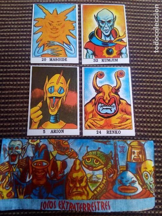 Colecionismo Cromos antigos: Locos extraterrestres Sobre vac&iacute;o + 4.cromos de la colecci&oacute;n - escaso