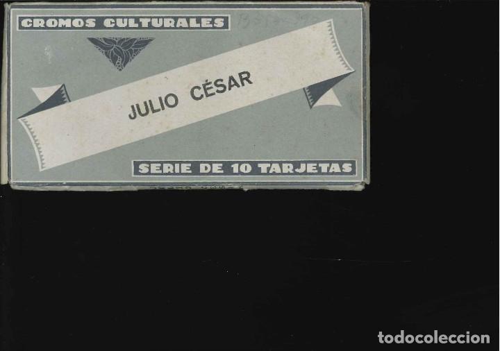 Coleccionismo cromos antiguos: CROMOS CULTURALES  JULIO CESAR - Foto 3
