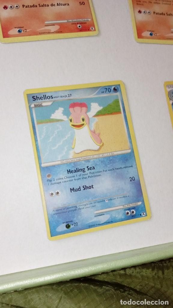 Coleccionismo cromos antiguos: 9c-cd05 CROMO POKEMON FICHA SHELLOS - Foto 1