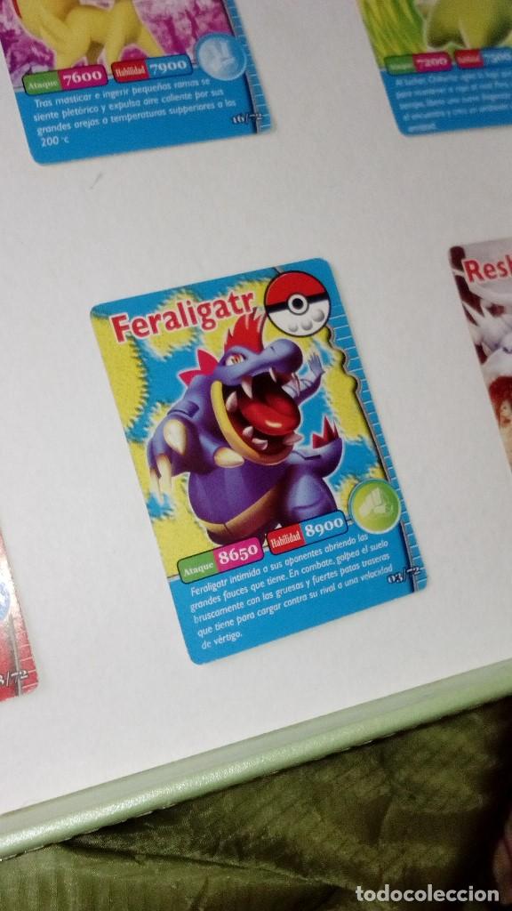Collectable Antique Stickers: 9c-cd05 CROMO POKEMON GO FICHA FERALIGATR