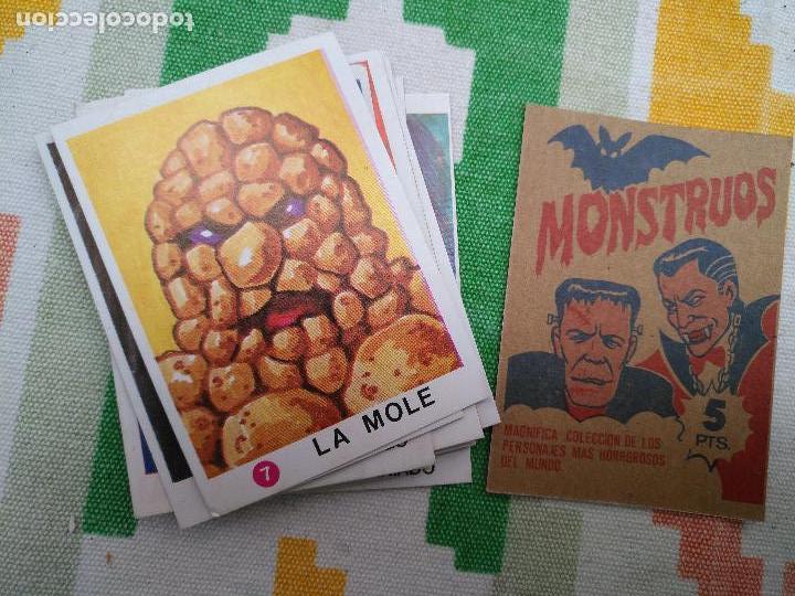 Colecionismo Cromos antigos: antiguo cromo para album de monstruos - la mole numero n 7