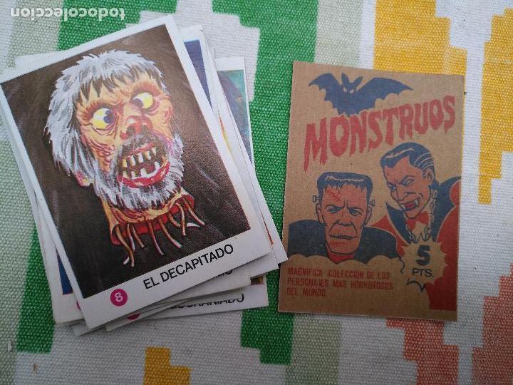 Collectionnisme Cartes &agrave; collectionner anciennes: antiguo cromo para album de monstruos - el decapitado numero n 8