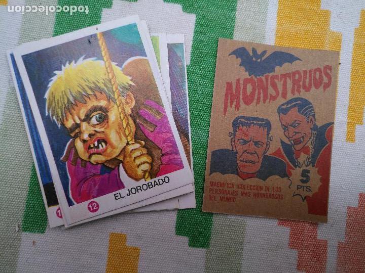 Collectionnisme Cartes &agrave; collectionner anciennes: antiguo cromo para album de monstruos - el jorobado numero n 12