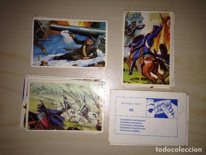 Coleccionismo cromos antiguos: Lote cromos Batallas Hist&oacute;ricas - Foto 1
