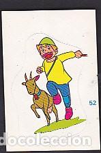 Coleccionismo cromos antiguos: CROMO TROQUELADO YOPLAIT HEIDI CON TRASERA - Foto 1