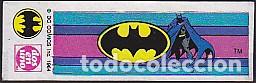 Collectionnisme Cartes &agrave; collectionner anciennes: CROMO ADHESIVO DOS EN UNO BATMAN CON TRASERA