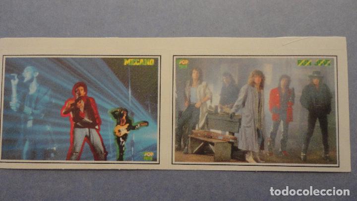 Coleccionismo Cromos antiguos: ANTIGUO CONJUNTO DE 2 CROMOS PEGATINAS.MECANO.BON JOVI. SUPER POP