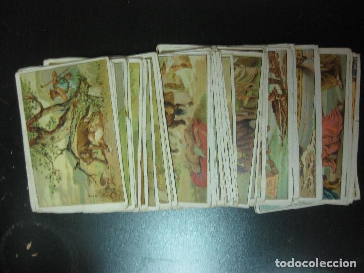 Coleccionismo cromos antiguos: CROMOS CHOCOLATE HISTORIA ROMANA. LOTE DE 48 CROMOS DEL 1 AL 50, FALTAN LOS NUMEROS 35 Y N&ordm; 48