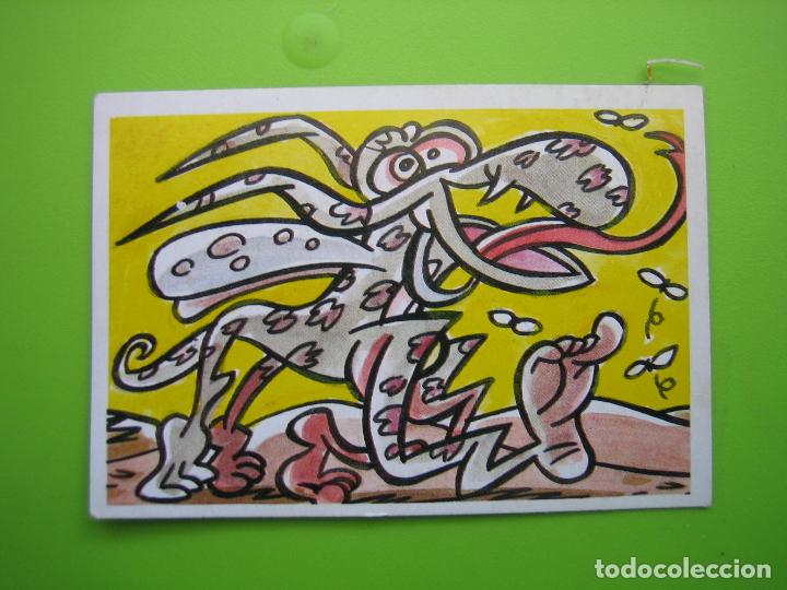 Coleccionismo cromos antiguos: Antiguo cromo monstruos - Foto 1